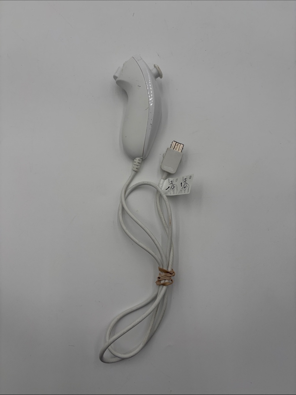 White Motion Controller Accessory with Wired Connector